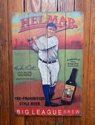 Picture, Helmar Brewing, R321-Helmar Card # 45, Cy YOUNG (HOF); Babe RUTH (HOF); Joe Wood; Tris SPEAKER (HOF);, AL AMERICAN, Boston Red Sox